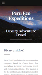 Mobile Screenshot of peruecoexpeditions.com